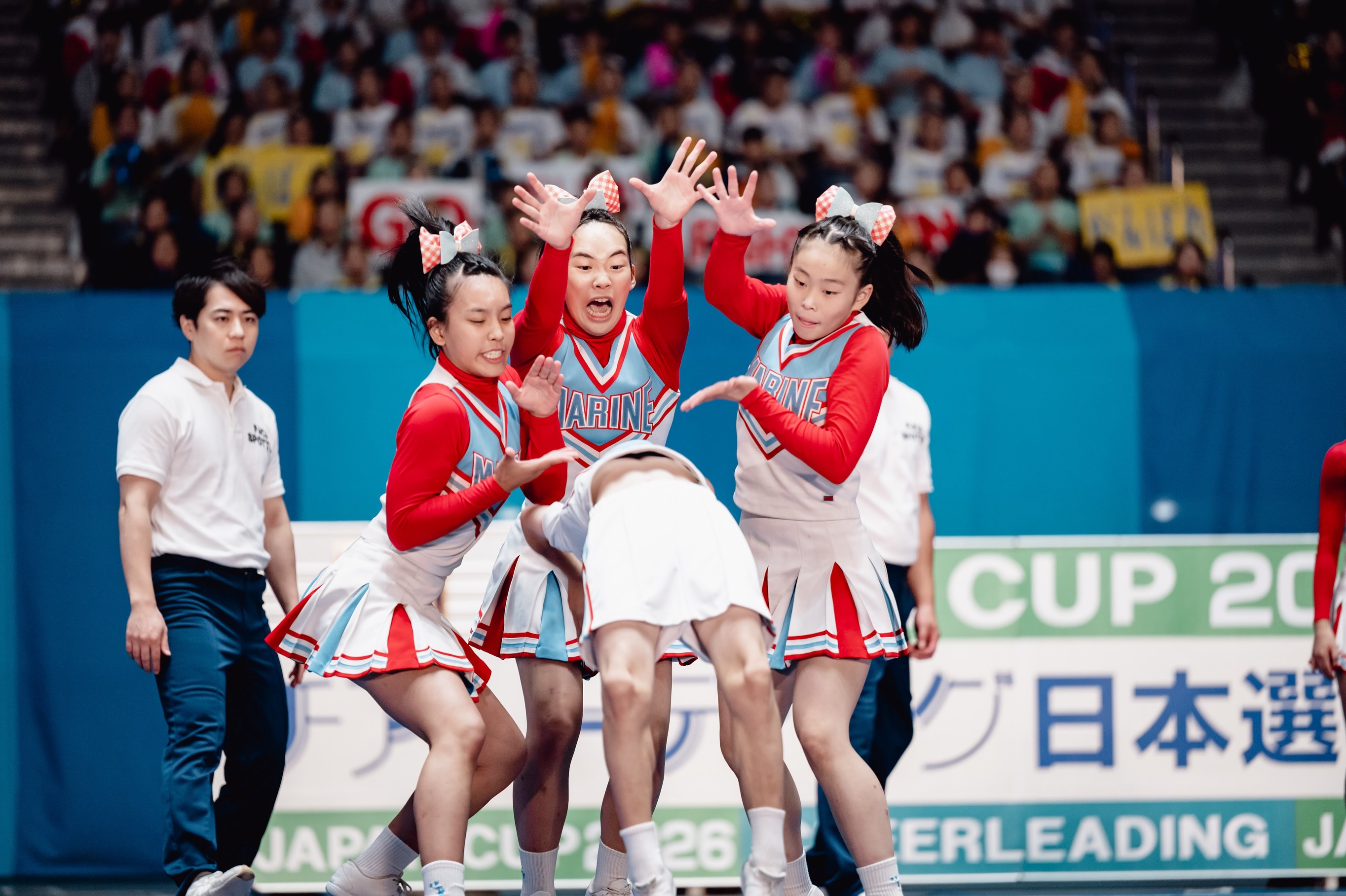 .
【JAPAN CUP 2026 DAY2】
Division1 中学校部門準決勝 予選8位通過

🏆 JAPAN CUP2026 チアリーディング日本選手